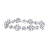 7.16ct 18k White Gold Diamond Lady's Bracelet